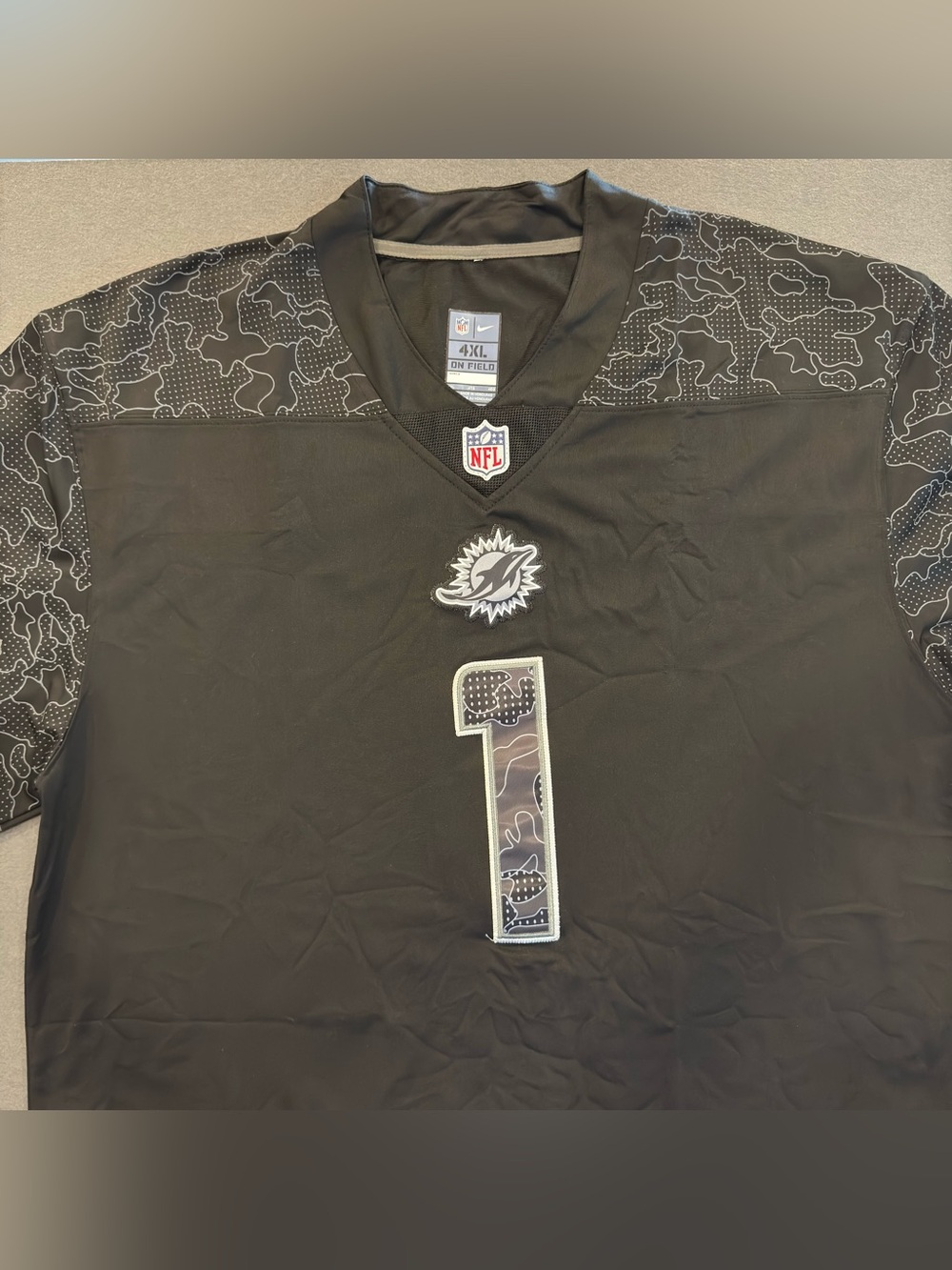 NFL Black Miami Dolphins Tua Tagovailoa Jersey